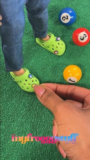 Making Easy Mini Crocs Charms for Miniature Doll Crocs | Barbie Craft