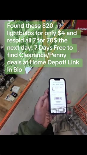 50$ profit on some lightbulbs I came across with Deal Soldier! Link is in my bio for 7 Days Free! #dealsoldier #CapCut #deal #clearance