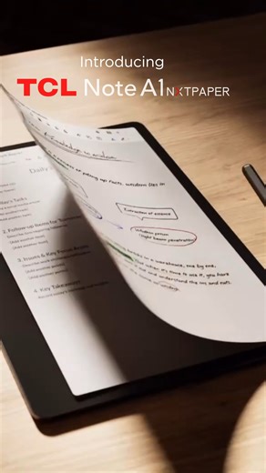 TCL USA | Introducing the Note A1 NXTPAPER ✨ Designed to feel as natural as pen on paper, the Note A1 features next-gen NXTPAPER Pure technology... | Instagram