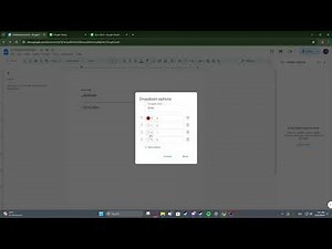 How to Insert Dropdown in Google Docs | Add Dropdown