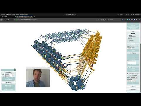Arranging a tetrahedron from caDNAno in oxView