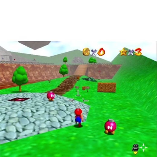 Super Mario 64 and Sonic The Hedgehog Gameplay Moments