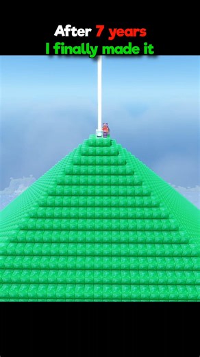 Minecraft After 7 years I finally made it...💀#minecraft #minecraftshorts