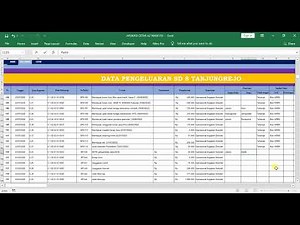 APLIKASI CETAK A2 OTOMATIS UNTUK BENDAHARA BOS /MICROSOFT EXCEL/ Belajar Excel
