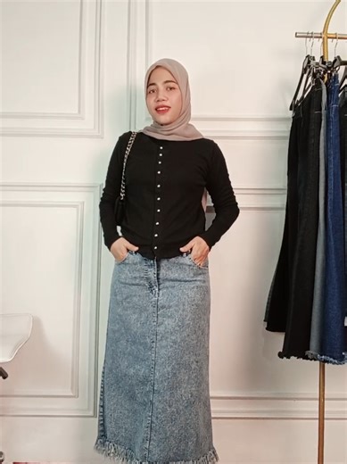 JOIN LIVE SEKARANG 🫵 rok jeans rawis simple kekinian size jumbo, ootd rok jeans #rokjeanswanita #rokjeans #OOTD #outfitwanita #rokrawis