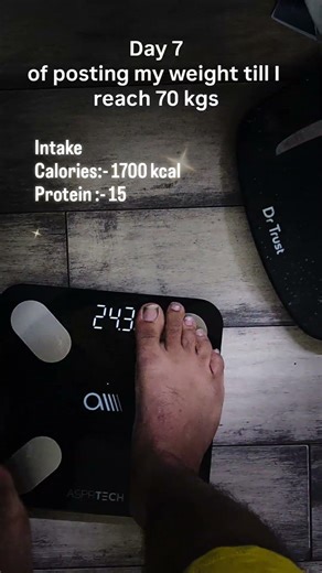 Day 7 of Posting My Weight Daily Until 70kg | Reality of Fat Loss