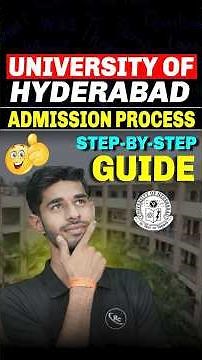 How to Get Admission in University of Hyderabad? | Hyderabad University Entrance 2026 #cuet2026