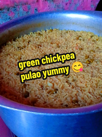 Delicious Green Chickpea Pulao Recipe
