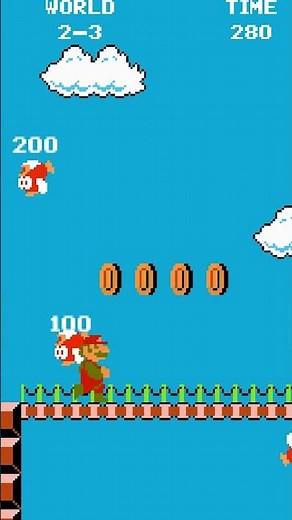 Super Mario Bros World 2-3 Gameplay Remix