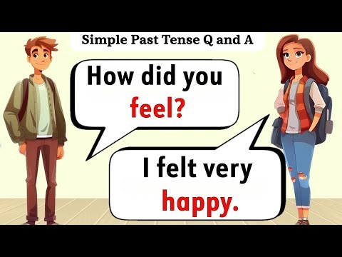 English Conversation Practice -Simple Past Tense -Improve Speaking Skills- Past Tense Conversations