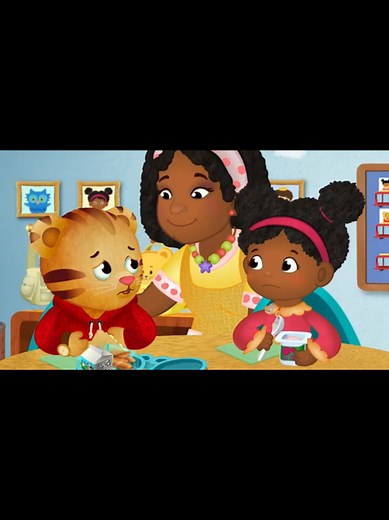 Daniel & Miss Elena Rivalry #danieltigersneighborhood #fyp #danieltiger #pbskids #viral