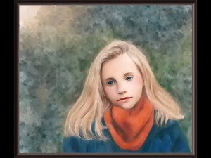 New Corel Painter 2022 video for painting portraits