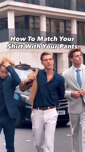 95% Men Match Shirts & Pants WRONG 😳 #mensfashion #colorcombination #shorts #shirtpant #styletips