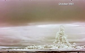 高清彩色历史影像：苏联进行世界上最大规模核试验（1961年10月）