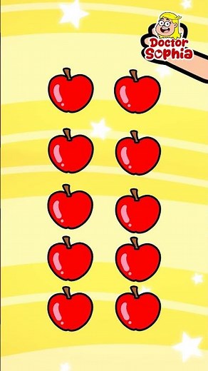 Learn to Count with Fruit Song | Counting Apple 1 to 10 | Sharing Is Caring | Kids Songs #shorts