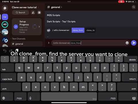 How to Clone Discord Servers Using Nighty Selfbot