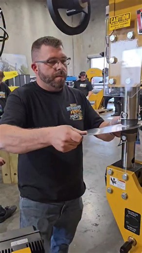 2.8K views · 52 reactions | @stempkadesigns is learning the basics of thumbnail shrinking on the legendary MH-19 #baileighpowerhammer at #baileighmetalshapingfest2025 | Baileigh Industrial Holdings LLC | Facebook