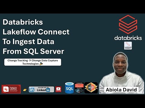 Databricks Lakeflow Connect To Ingest DataFrom SQL Server l CDC ~ CT