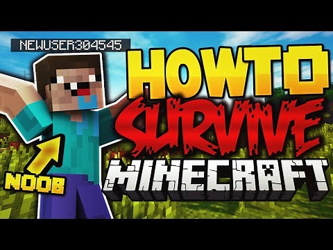 HOW TO SURVIVE MINECRAFT! (Minecraft Custom Map)