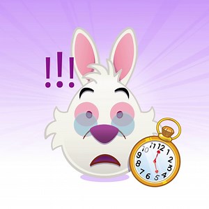 25K views · 2.5K reactions | The perfect way to respond to a very important date! #DisneyEmoji | Disney's Alice in Wonderland | Facebook