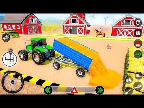Real Indian Tractor Driving Simulator - Farming Transport Walkthrough 2025 - Android Gameplay