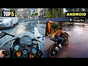 TOP 5 REALISTIC BIKE GAMES FOR ANDROID || BEST HIGH GRAPHICS OFFLINE GAMES FOR ANDROID