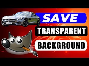 GIMP Tutorial: How to save image with transparent background in GIMP