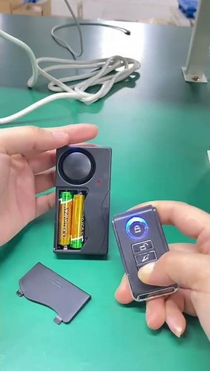 Anchtek 110db Loud Alarm Wireless Vibration Alarm with Remote Control