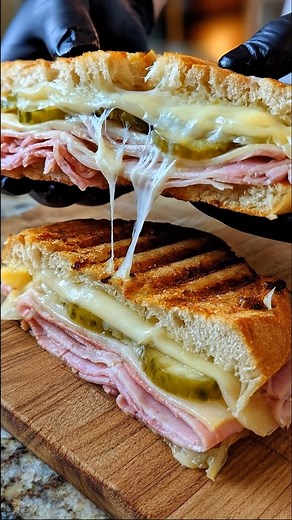 6.4K views · 35 reactions | Classic Cuban Sandwich Ingredients: 1 loaf of Cuban bread (or soft French/Italian loaf if unavailable) Yellow mustard Thinly sliced roast beef (mojo‑marinated if possible) FULL RECIPE IN THE FIRST COMMENT | Recipe one | Facebook
