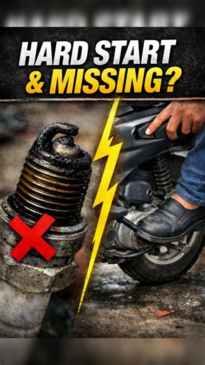 mr autoiast on Instagram: "Scooter hard to start? Missing again? STOP blaming wiring. ⚠️ 🔥 COMMON REAL REASONS FOR STARTING TROUBLE & MISFIRING (Scooters) 1️⃣ Low Compression (MOST IGNORED) Worn piston rings / valve leakage → weak compression ➡ Hard start ➡ Power loss ➡ Irregular firing Truth: New plug + new fuel won’t fix low compression. 2️⃣ Choke / Auto-Choke Failure Choke stuck open or closed ➡ Cold start trouble ➡ Engine dies or misses when accelerating People blame carb, but the choke is 