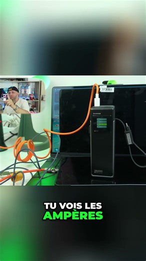 Batterie Portable Puissante : L'Écran Qui Change Tout ! #shorts