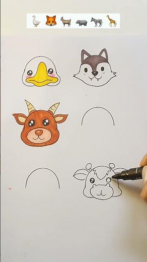 วาดรูปสัตว์ต่างๆ 🪿🦊🫏