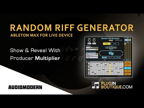 Random Riff Generator PRO From Audiomodern – Show & Reveal