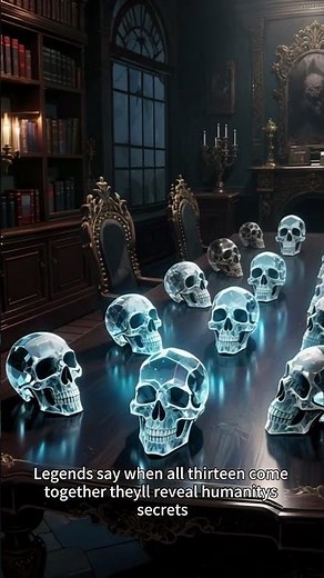 The 13 Crystal Skulls — Ancient Tech or Alien Artifact? 💀✨