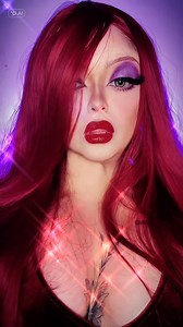 Jessica Rabbit♥️💄 Pupilentes: @pupilenteslizbethlopez #jessicarabbit #makeupartist #jessicarabbitcosplay #jessicarabbitmakeup #creativemakeup #makeuptransition #makeuptransformation #makeup #facepaint #undiscovered_muas | Lizette Alvarez