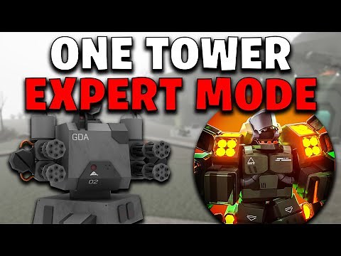 SOLO EXPERT REWORK WITH ONE TOWER - TOWER DEFENSE X