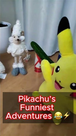 Pikachu’s Funniest Adventures 😂⚡#Pikachu #FunnyMoments #PikachuEdit
