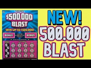 $500,000 BLAST! BRAND NEW! | Trying out this NEW Scratch Off Ticket! | New York Lottery Gameplay