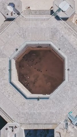 Apulia's Masterpiece: A Drone's Eye View of Castel del Monte.