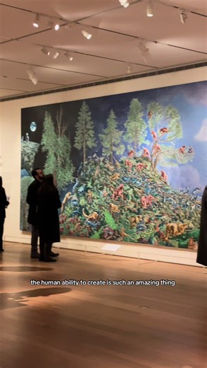~Paradise Lost, Raquib Shaw~ You could study this painting all day and still find something new when you look at it again