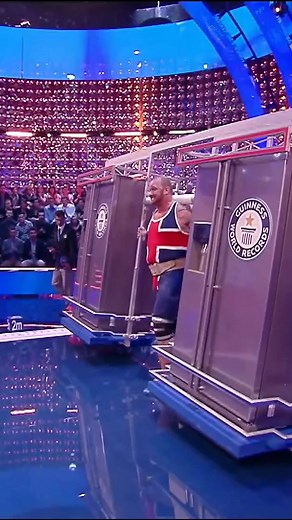 Thor Björnsson Fastest 20M Two Refrigerators Guinness Record