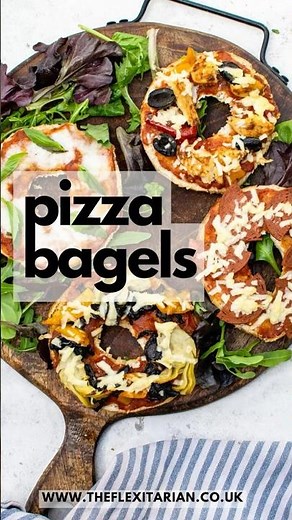 Easy Pizza Bagels in 20 Minutes | Fun Snack or Quick Lunch Idea! 🍕🥯