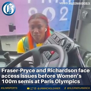 Jamaican sprinter Shelly-Ann Fraser-Pryce today expressed surprise after being temporarily denied access to the warm-up area at the Paris Olymics Games reportedly over rule changes at the venue. Videos of the incident have been circulating on social media platforms. Fellow sprinter American Sha'Carri Richardson was also seen on the outside of the venue. | Jamaica Gleaner