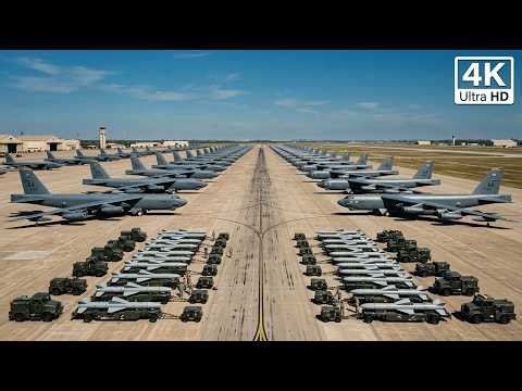 Full Alert: U.S. Air Force Arms B-52 Bombers with JDAMs for Massive Strategic Strikes