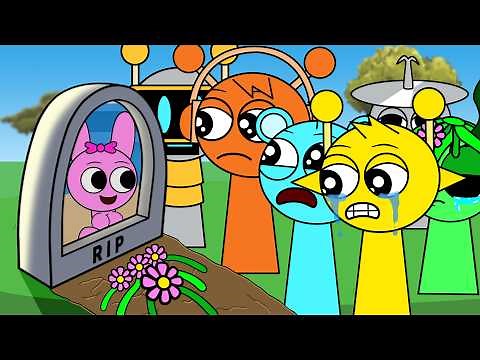 INCREDIBOX SPRUNKI SAD STORY! PINKI DIES...? | FNF Goodbye World