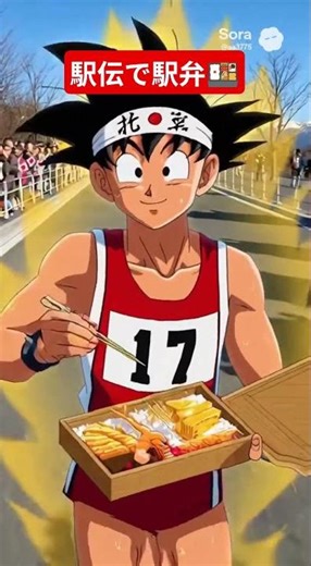AIアニメ！駅伝で駅弁🍱