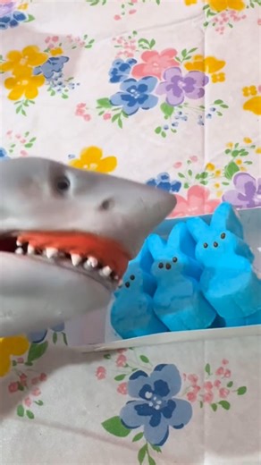 Peeps #easter #sharkpuppet | The Shark Puppet