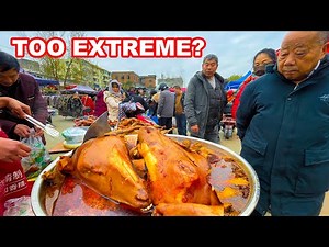 My First Time Inside One of China’s Most Extreme Meat Markets | Whole Sheep Heads & Fresh Pig Guts