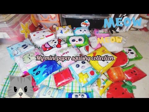 My mini paper squishy collection.. 🙌🍅😄 #squishy #collaction