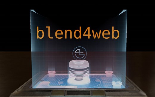 blender web插件blend4web制作的精致场景集锦